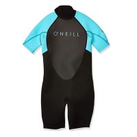 O'neill Youth Reactor-2 2mm Black Zip S/S Sprint