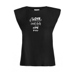 DEHA T-SHIRT CON SPALLE IMBOTTITE