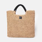 SUNDEK MAXI BORSA IN PAGLIA INTRECCIATA