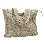 YouHat Borsa Crochet con Ricamo