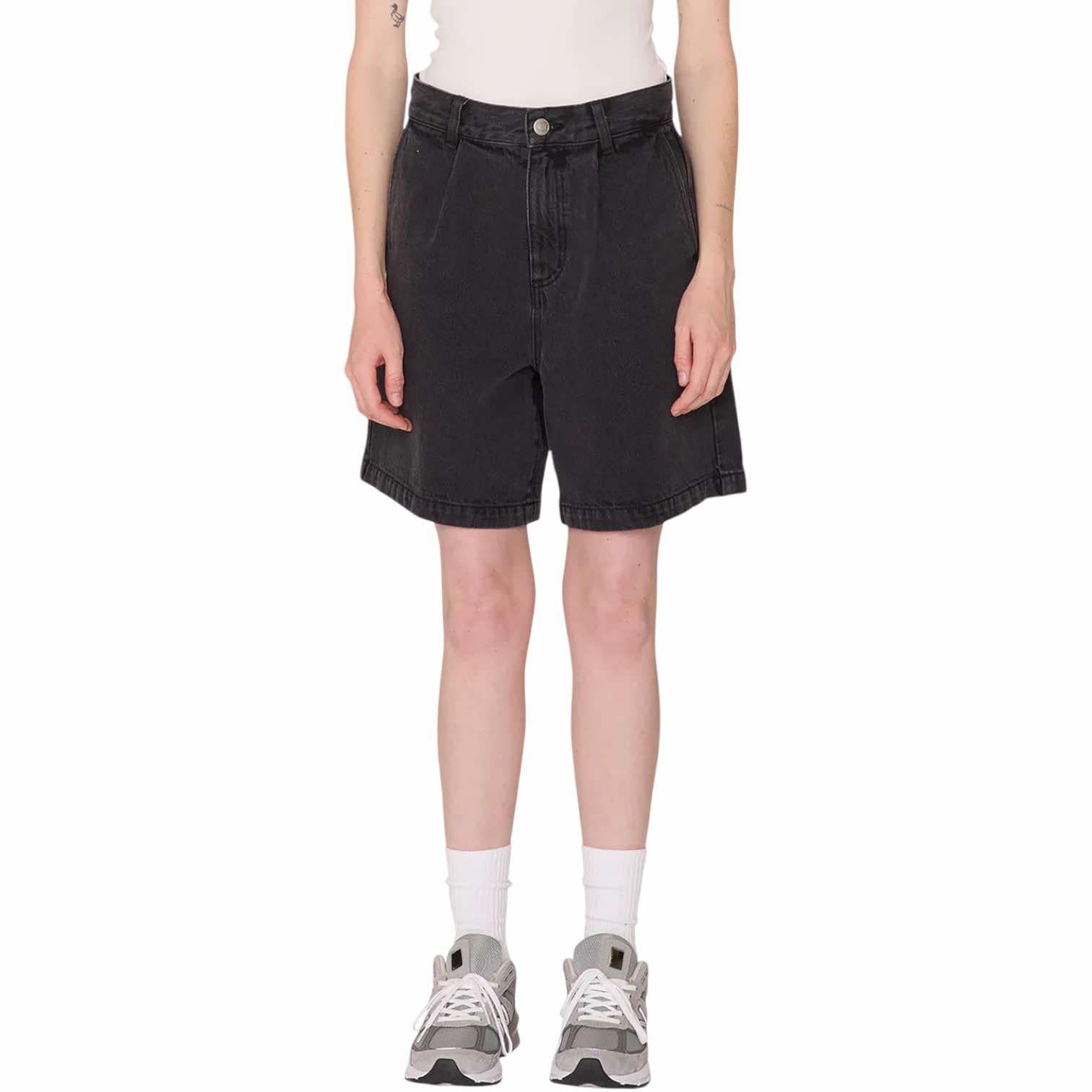 8a11d5e8-1e44-4d4b-acd0-fa11a694e954 obey_denim_pleated_short