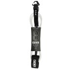 FCS LEASH 8'' ALL ROUND ESSENTIAL WHITE BLACK