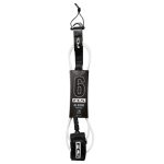 FCS LEASH 6' COM ESSENTIAL WHITE BLACK